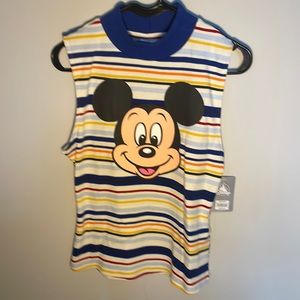 Disney Mickey stripe tank/sleeveless top, new with tags women’s size medium